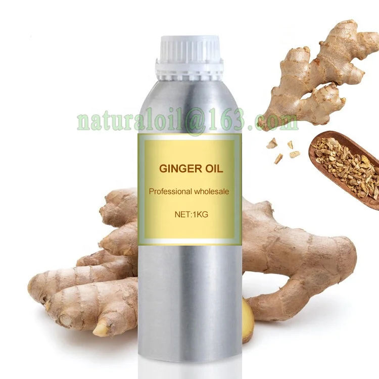 

100% pure natural organic Hair growth ginger essential oil for Relieve Stress Skin Care cosmetic shampoo candle soap making, Light yellow