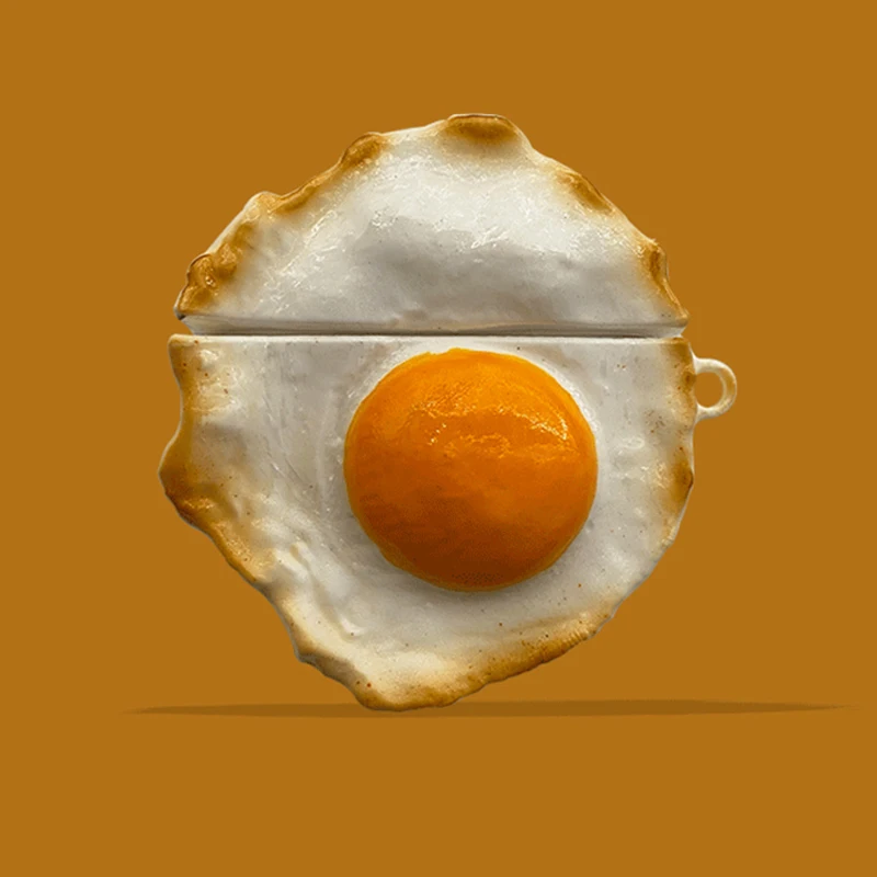 

Fried Eggs For 2021 airpod cases For Cartoon Airpods Pro Case For Airpods Case