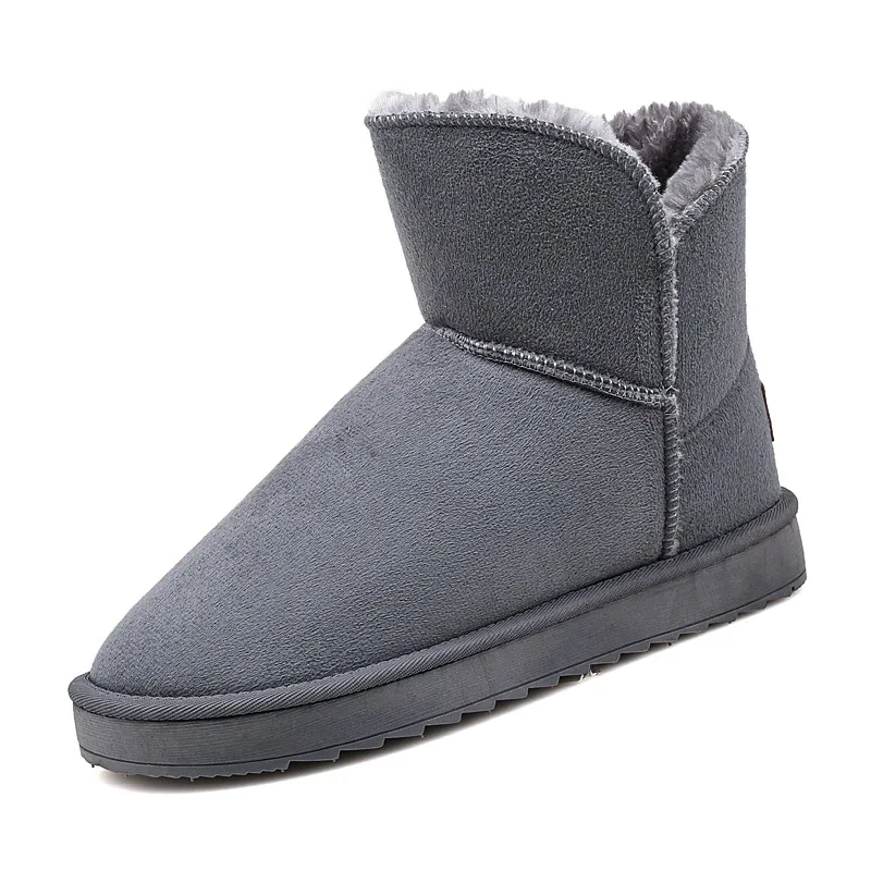 

Winter Shoes Women's Wild Snow Boots men Warm Berer Fleece Boots Women Shoes, Brown