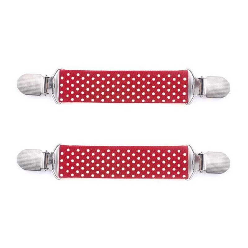 

wholesale dot style elastic mitten holder clips for kids children