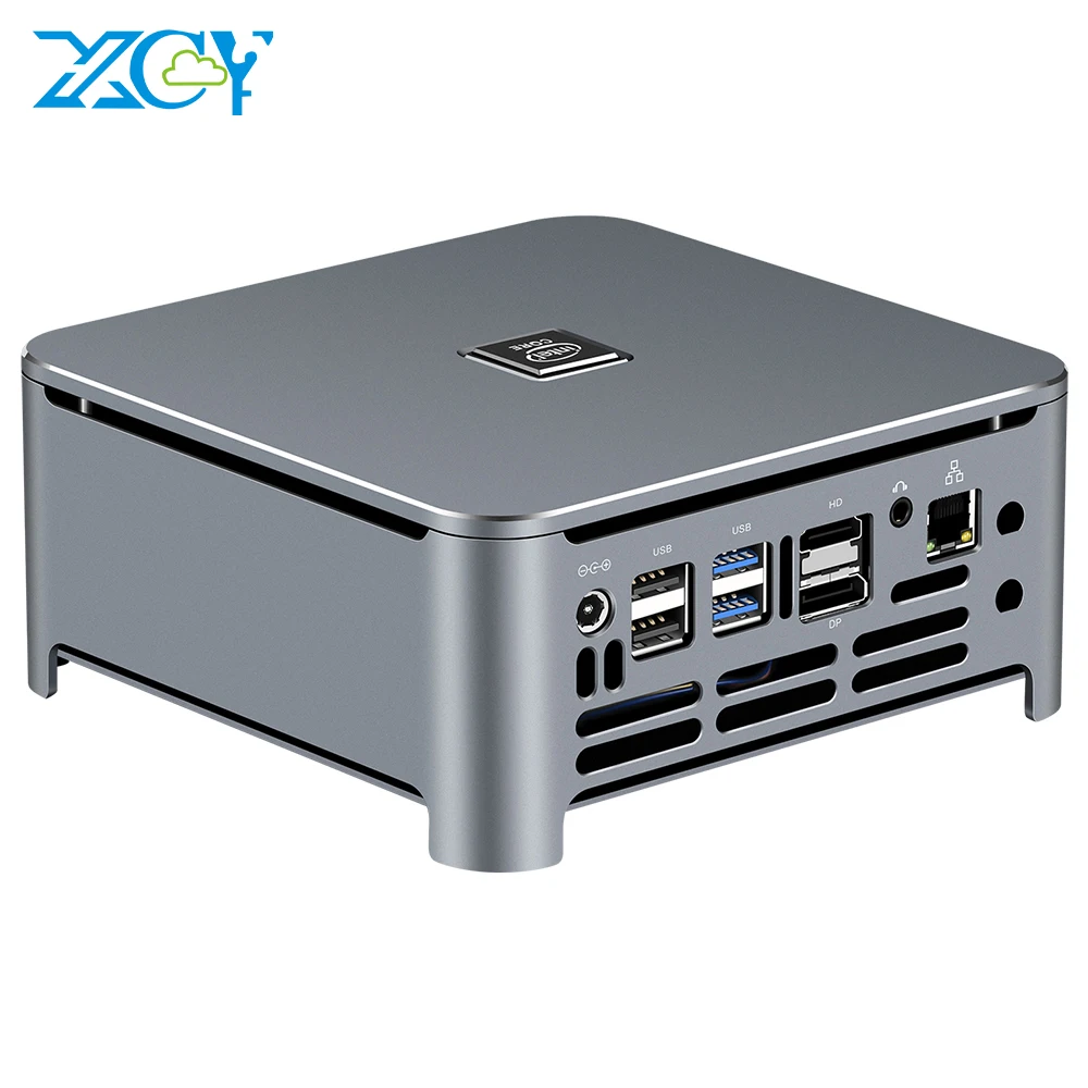 

XCY Mini PC Inte Core i9 9880H 8-Cores 2*DDR4 M.2 SSD DP 4K 60fps 5*USB Type-C WiFi HTPC