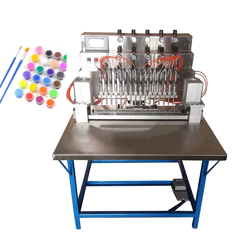 Automatic Watercolor Bottles Joint Filler Machine Paint Filling Packing