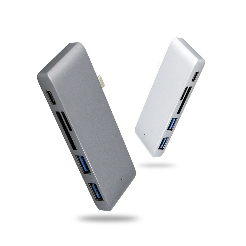 

USB Type-C HUB for Macbook 12 inch USB-C Thunderbolt 3 Adapter with USB 3.0 Micro SD TF Card Reader for New MacBook Pro