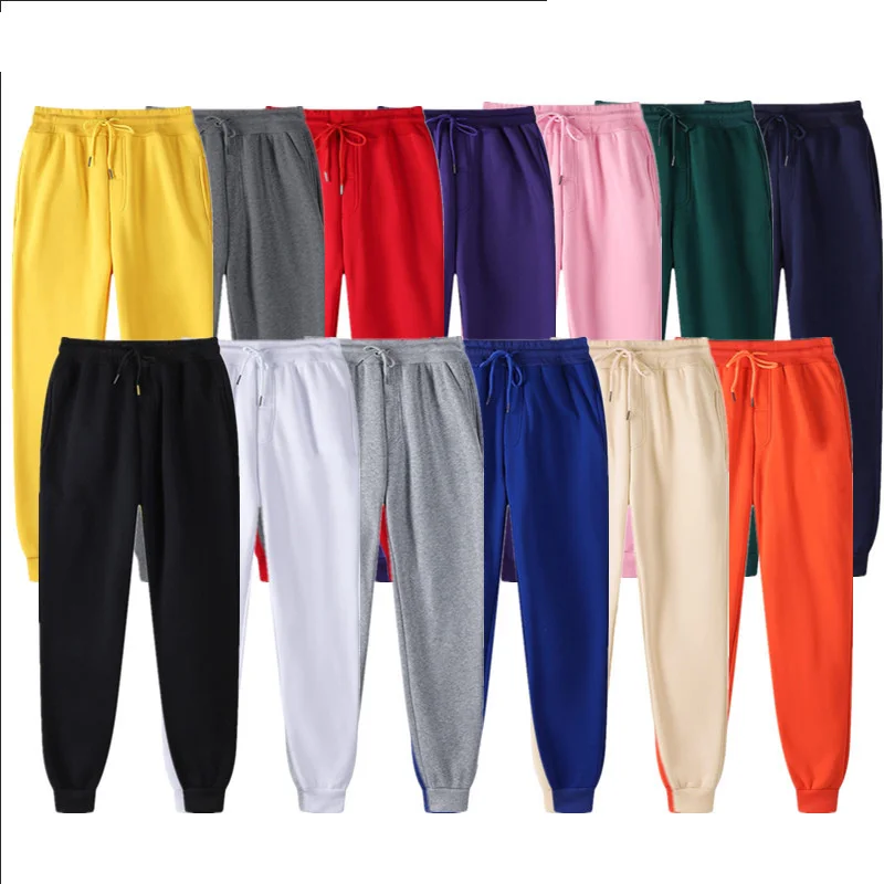 

Custom Logo Women Customized Unisex Brush Causal Sweat Joggers Pants