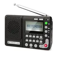 

For Retekess TR102 Portable Radio FM / AM / SW World Band Receiver MP3 Player REC Recorder with Sleep Timer Black FM Radio Recor