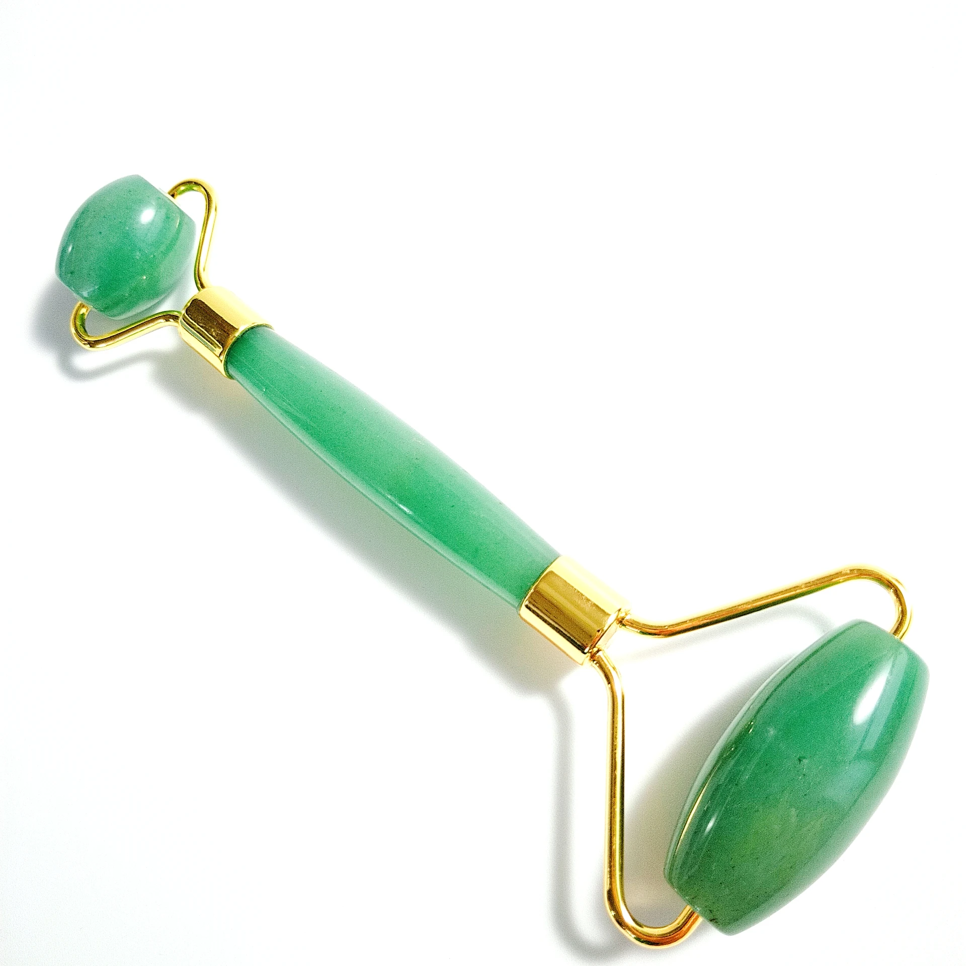 

Natural Facial Jade Stone Green aventurine Roller Anti-aging Facial Massage Tool Gua Sha