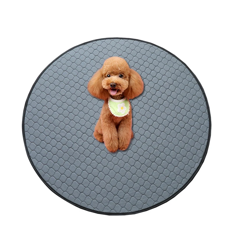 

Washable Reusable Floors and Rugs Dog Pee Training Pads, Grey