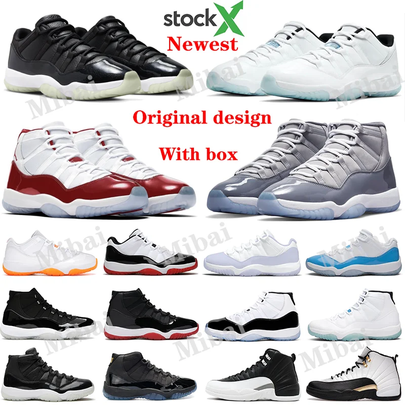 

2022 New Men's basketball shoes Large size Jordan 11 Retro Low 72 10 Cool Grey Cherry Bred sneakers jordan 11 12 shoes retro