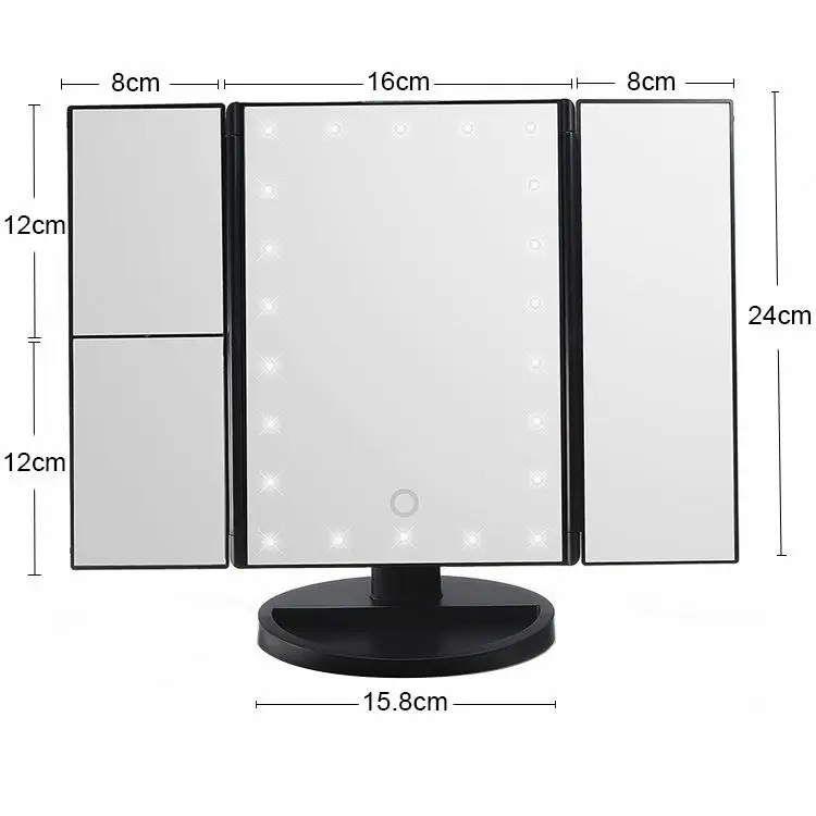 

High Quality Makeup Mirrors With 10 Led Mirror Light Usb Charging Bluetooth