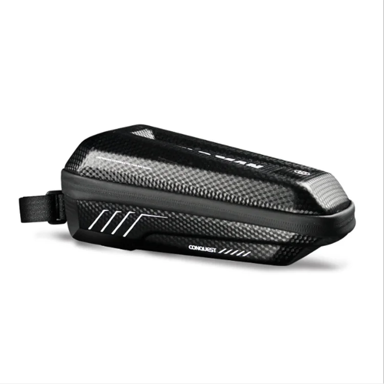 

WILD MAN bicycle front frame bag, waterproof riding equipment bag, Black