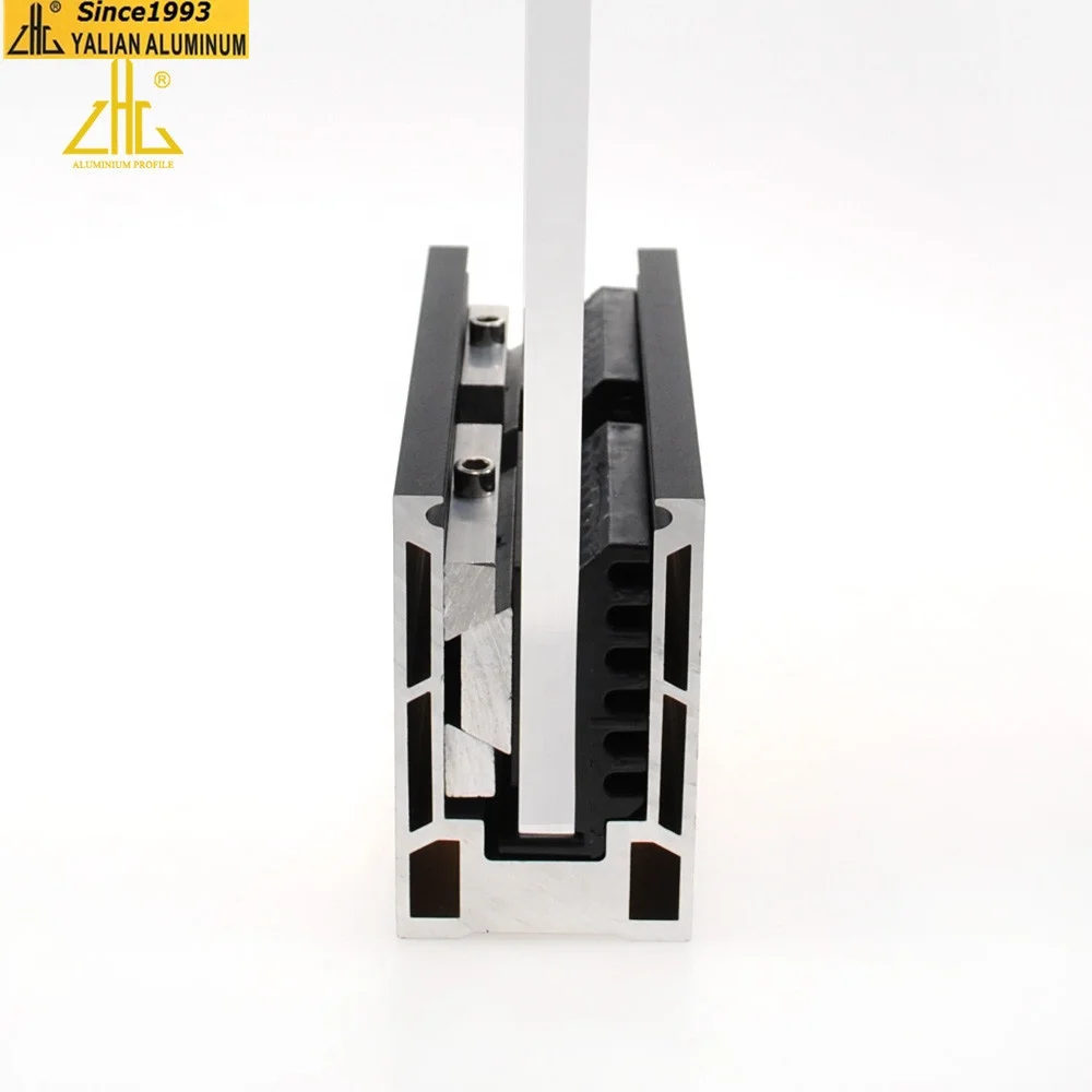 Barandilla De Aluminio Sin Marco Para Escalera,Barandilla De Vidrio Con