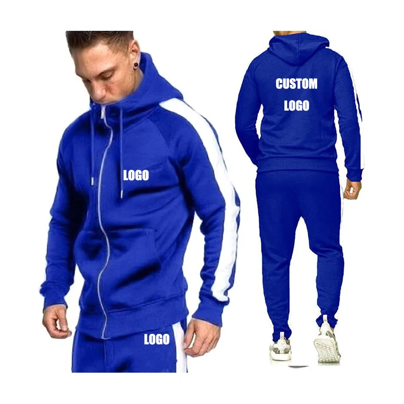 

Free shipping Wholesale Design Your Own Sport Tracksuit ,Mans Track Suits Sports Set,Gym Track Suit for Men, Customized color