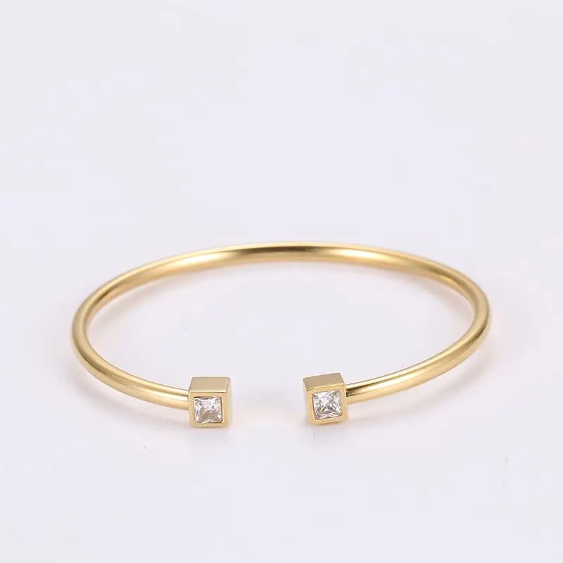 

Simple Stainless Steel Hammer Bangle Friendship Jewelry Fashionable Bracelet Cuff Bangle