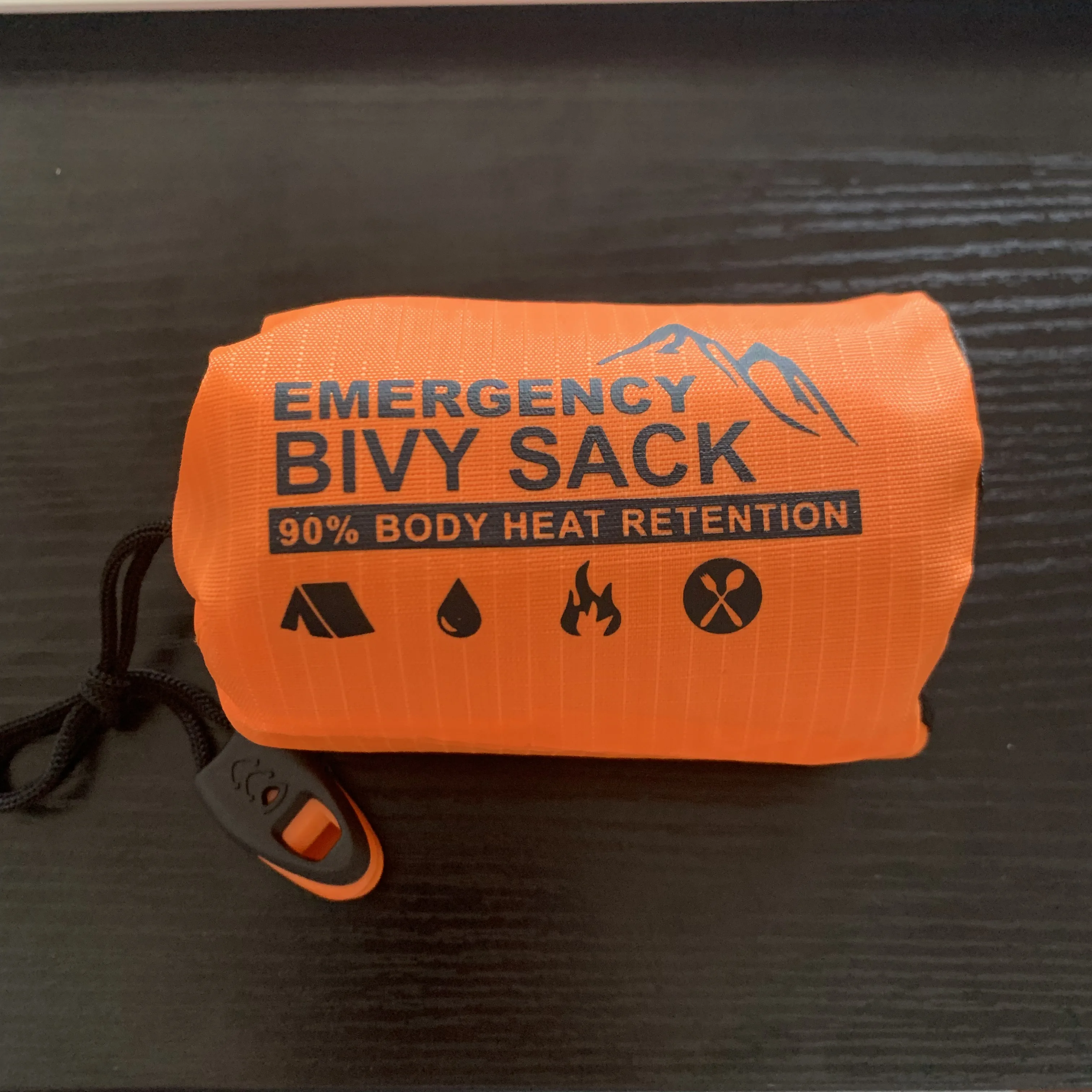 Bivy Emergency Sleeping Bag With Survival Whistle Buy Emergency