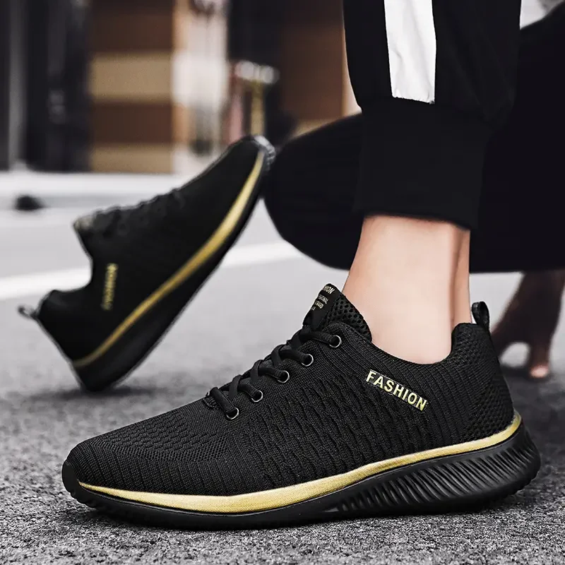 

Mesh Sneakers Durable Unisex Sport Shoes Men's Casual Shoes, Colors
