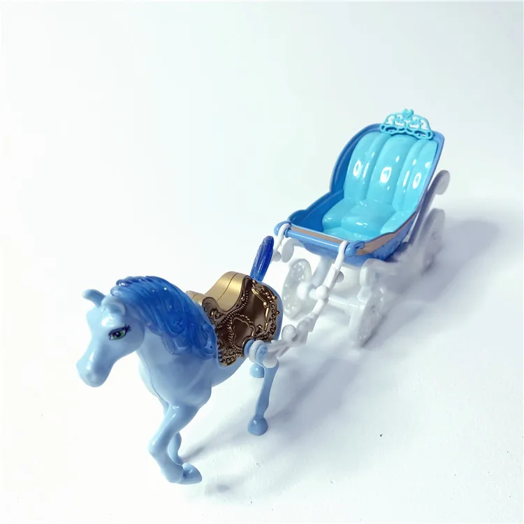Hot Sales Fashion Carriage Toys For Girls Kid Horse Plastic Animal Set