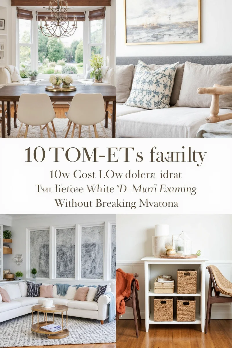 10 family friendly low cost home decor ideas that add personality without breaking the bank
