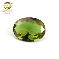 

Zuanfa factory 7 colors changing diaspore Turkey stone oval cut synthetic sultanite gemstone