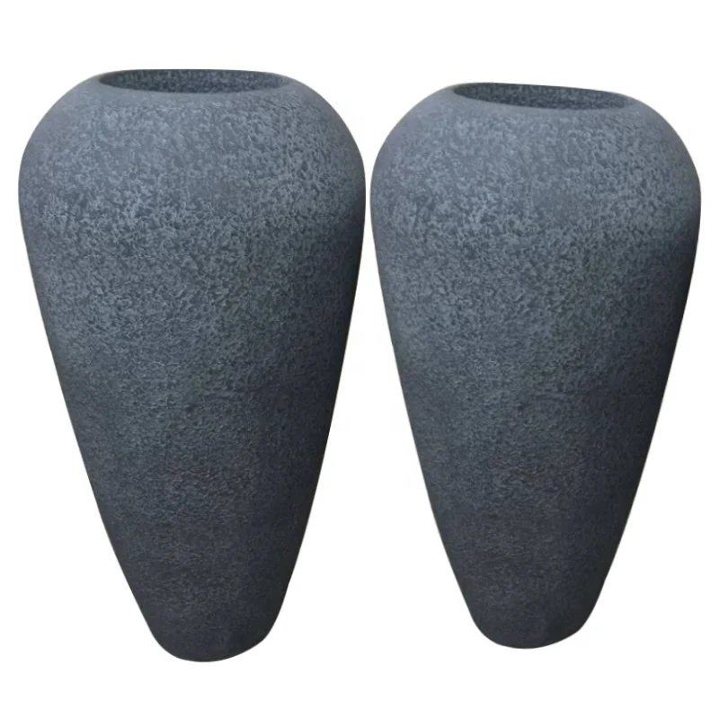 Simplicity Style Nordic Fiberglass FRP Flower Pot Outdoor Indoor Large Planter & Amp Planter for Garden Home Plant Pot