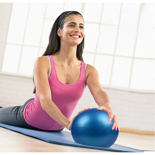 

Explosion-Proof Matte Pilates Small Ball Yoga Ball Hip Exercise Yoga Ball For Body Fitness, 4color