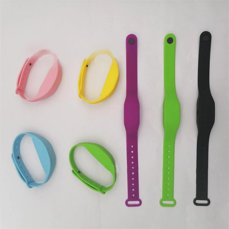 
Multi color portable mini Silicone hand sanitizer wristband hand sanitizer bracelets 