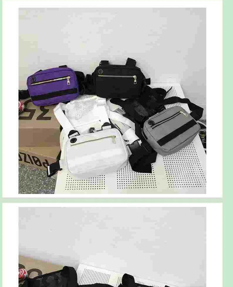 Chest Bag For Men Tactical Vest Bag Casual Function Chest Rig Bags Streetwear For Boy Waist Pack Male