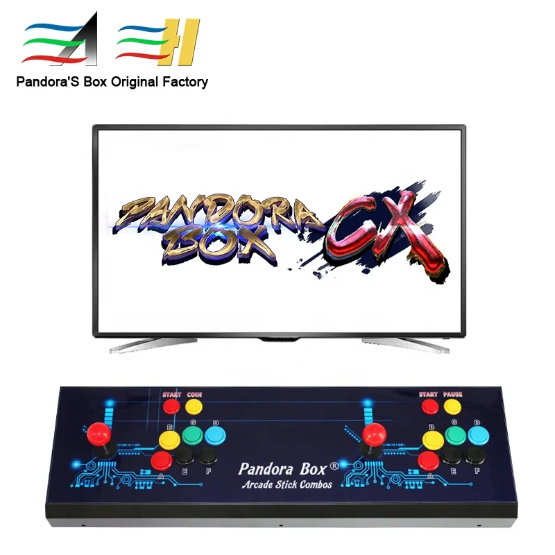 

1pcs Tabletop Pandora'S Box 6 CX DX arcade Game Machines With HDMI VGA USB, Push Button Power Supply Joystick Jamma Kit