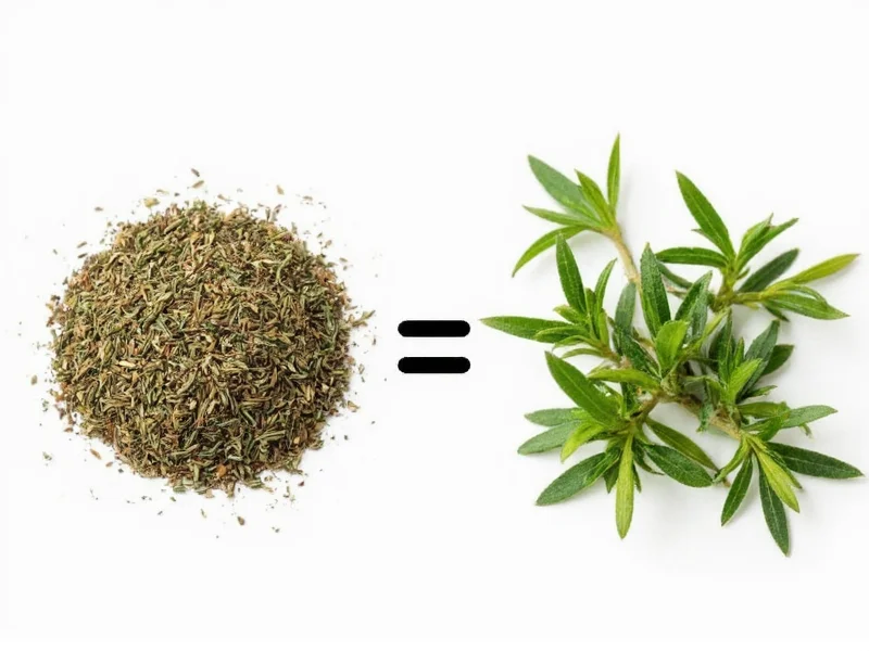How Much Dried Thyme Equals One Sprig: Exact Conversion