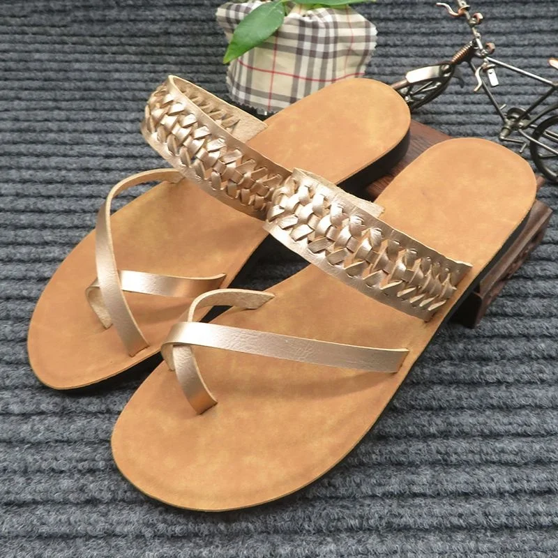 

Partform Fancy Ring Female Sandals Sandals For Ladies Slide Leather Sandals Kadin Sandalias Mujer Chique Custom
