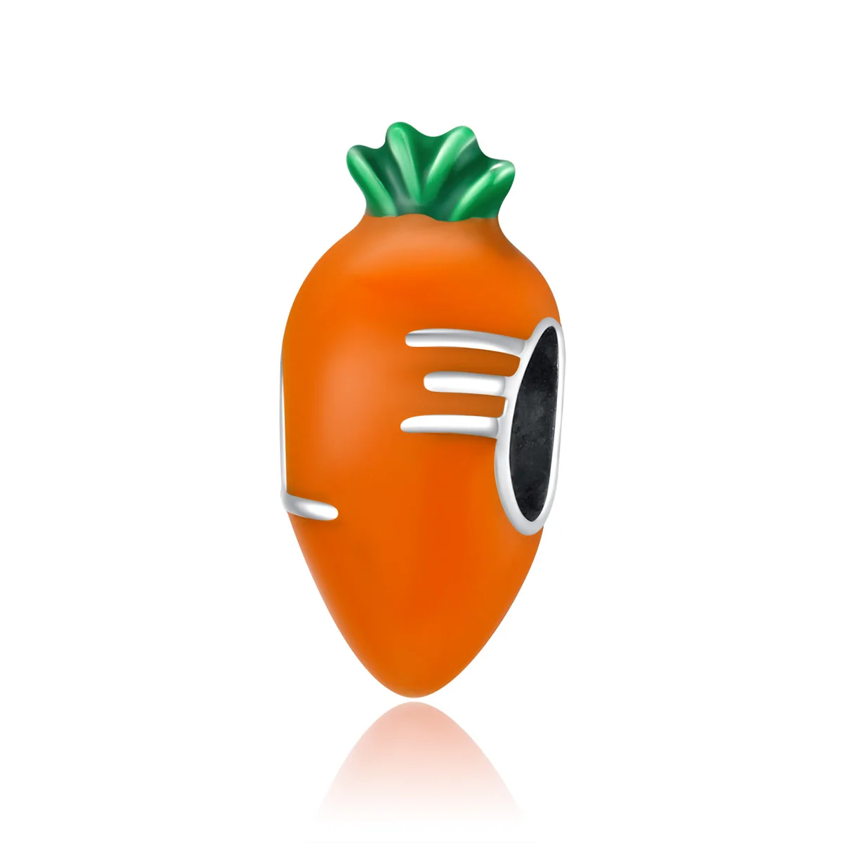 

Fresh carrot charm fit 925 silver bracelet or bangle making