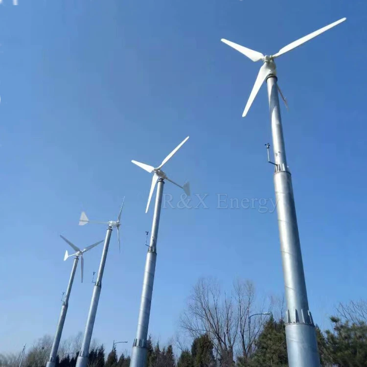 Factory Price 5kW Horizontal Axis Wind Turbine - CE Certified 3Phase ...