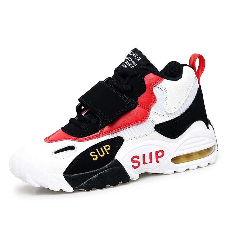 

Mesh Air Cushion Mens Sports Shoes Wear Resistant Non-Slip Sneakers Shoes Unisex, Black red,black white,beigh