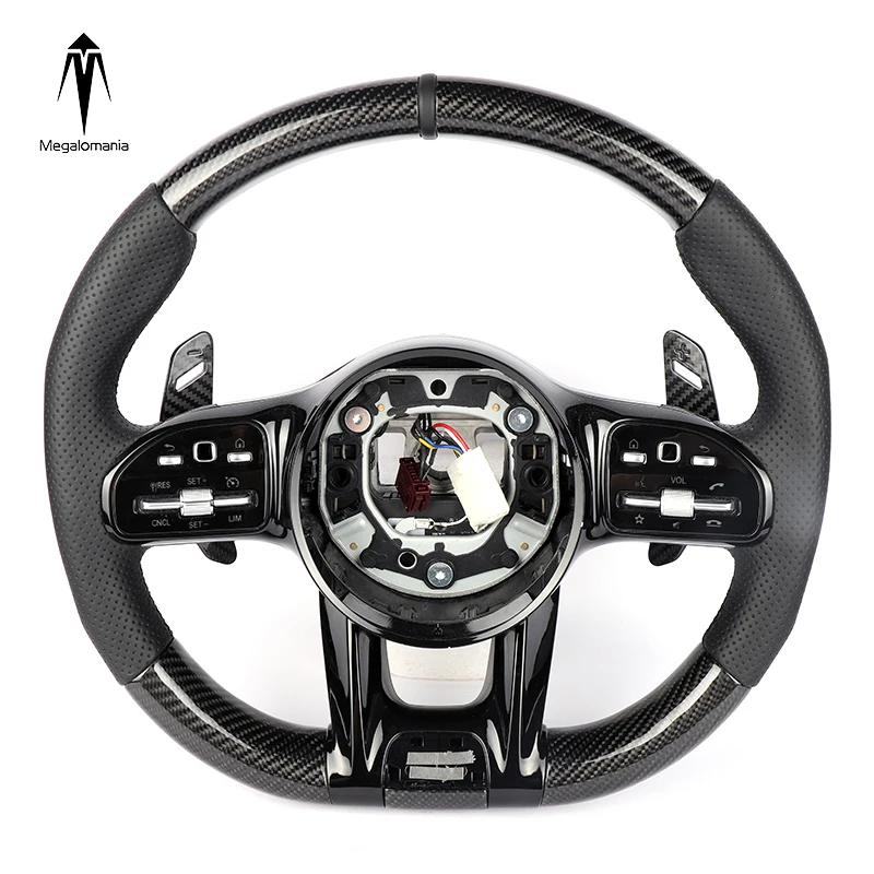 

wholesale Steering Wheel For Be-nz old model upgrade to new W204 W205 W211 W212 W222 AM-G GT carbon steering wheel