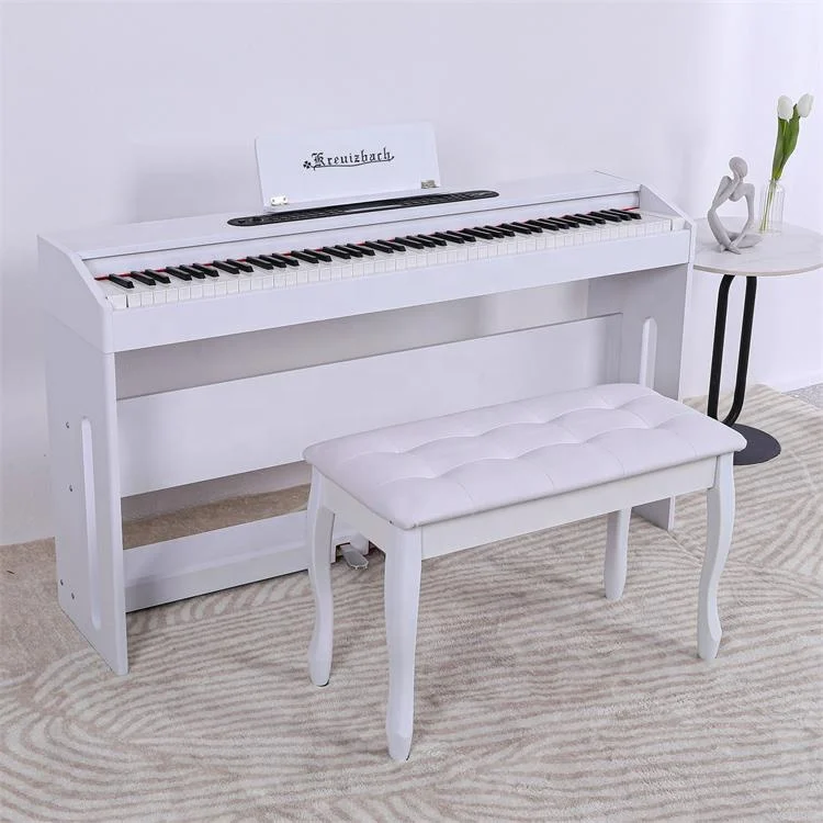 

K-8815 Multi-function 88 key wood grain style Digital piano, Wood grain black, wood grain white