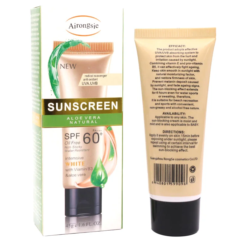 

Organic SPF 90 Sunblock Sun Protection Screen Moisturizer Whitening Sunscreen Cream