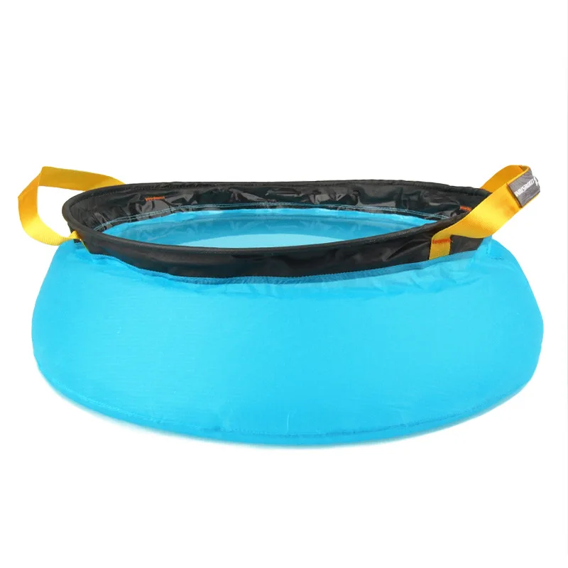 

High quality outdoor foldable lightweight wash basin for camping traveling fishing