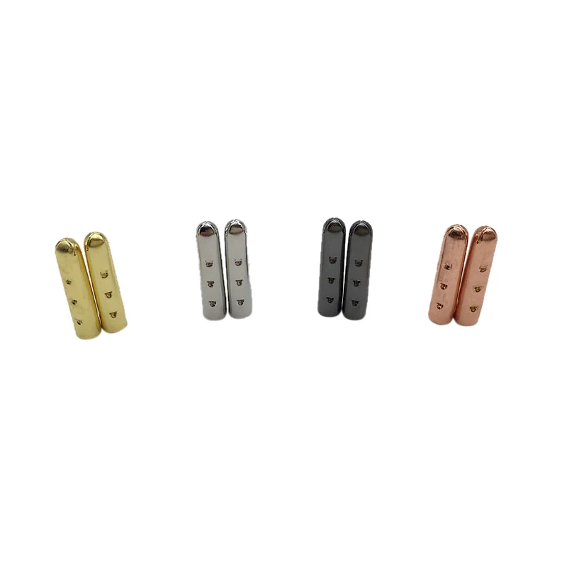 

Xuansi Wholesale High Quality Metal Aglets 3 Color Optional For Shoelaces, Gold /silver/ black