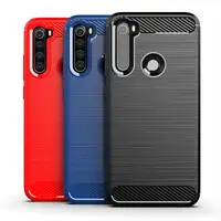 

OEM ODM Smartphone For Xiaomi Redmi note 8 Smartphone Cover TPU Carbon Fiber Case For Redmi note 8 Mobile Phone Accessories