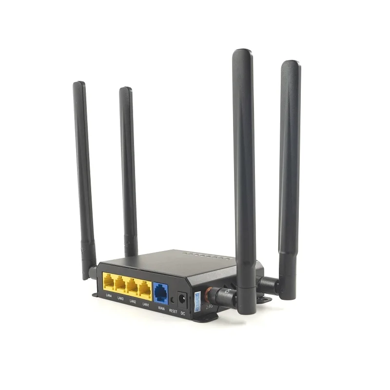 

High quality Openwrt unlock 300Mpbs 2.4G wifi 4G sim card LTE CPE wireless router, Black