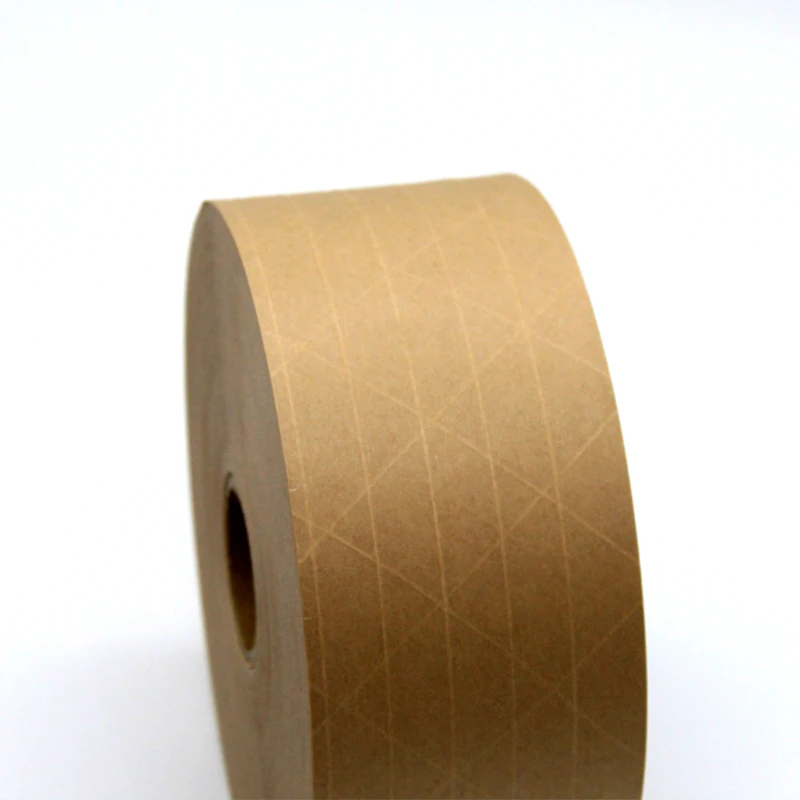 

Brown Eco Friendly Biodegradable water activated kraft gummed paper tape