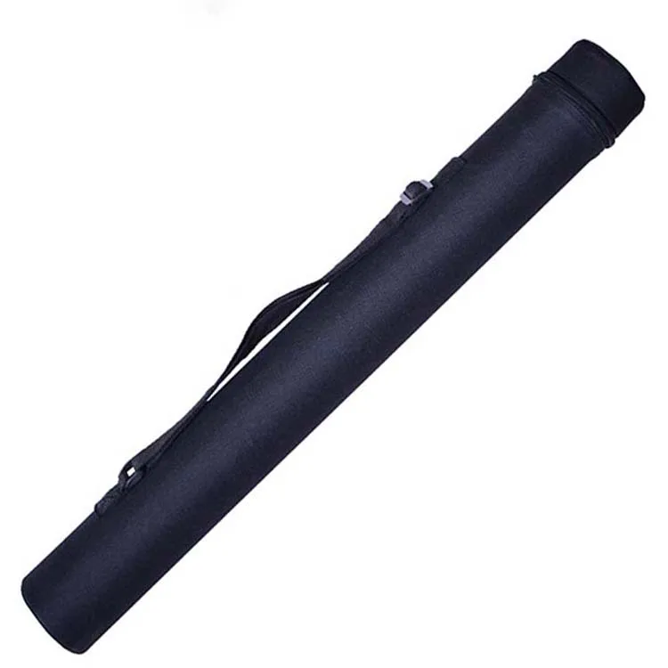 

2020 China wholesale fishing accessories stylish cloth fly fishing rod tube, Black/camouflage