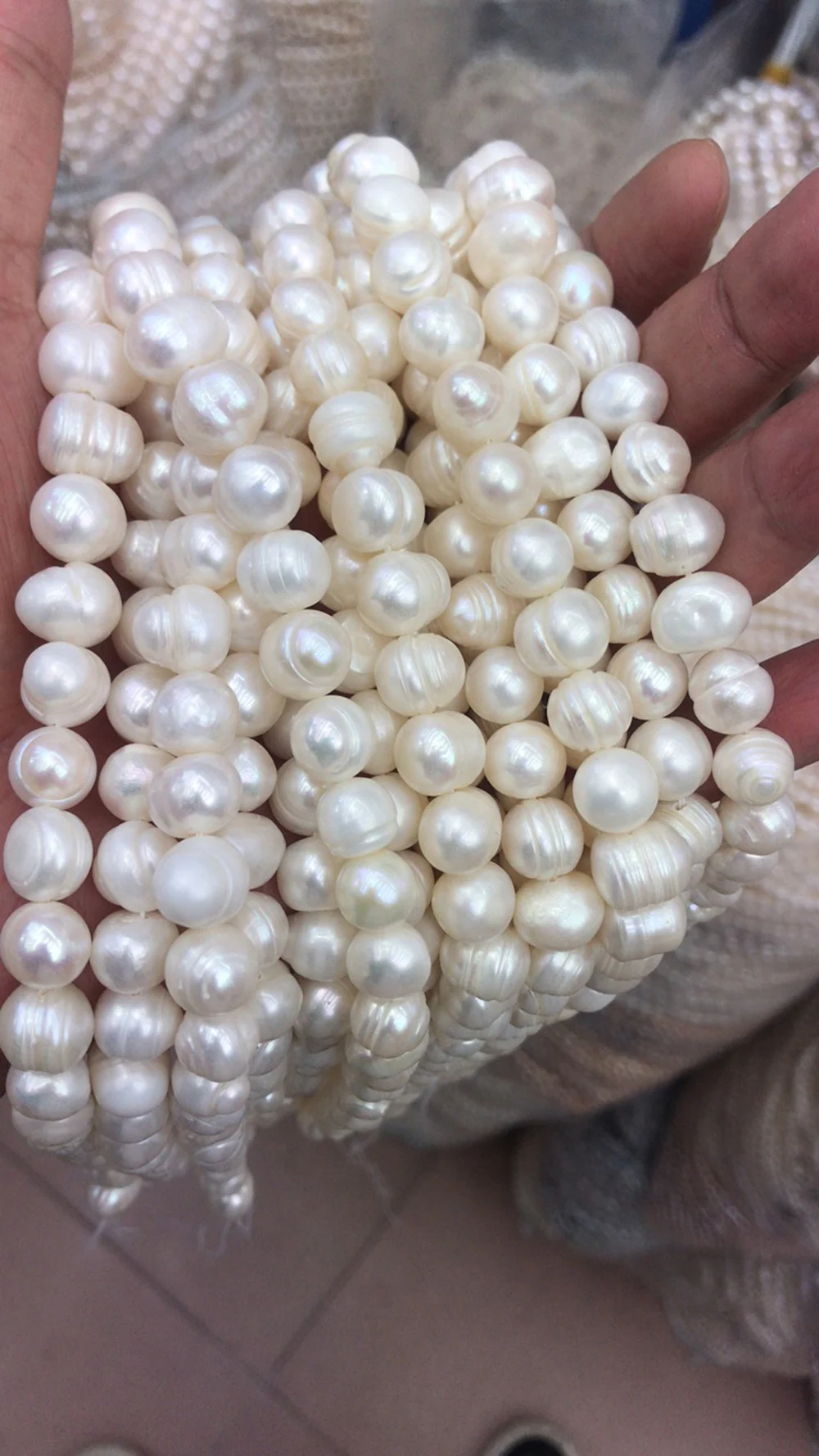 Wholesale Natural Loose Pearls White Freshwater Pearl Loose Beads Buy