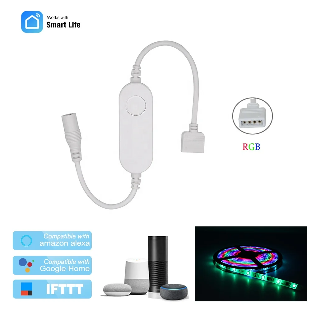 

WiFi Wireless LED Smart Controller Light Strip LED Kit 5050 LED Lights,Working with Android and iOS System