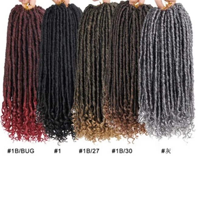 

Crochet Curly Women Synthetic Hair Extensions, Multicolor