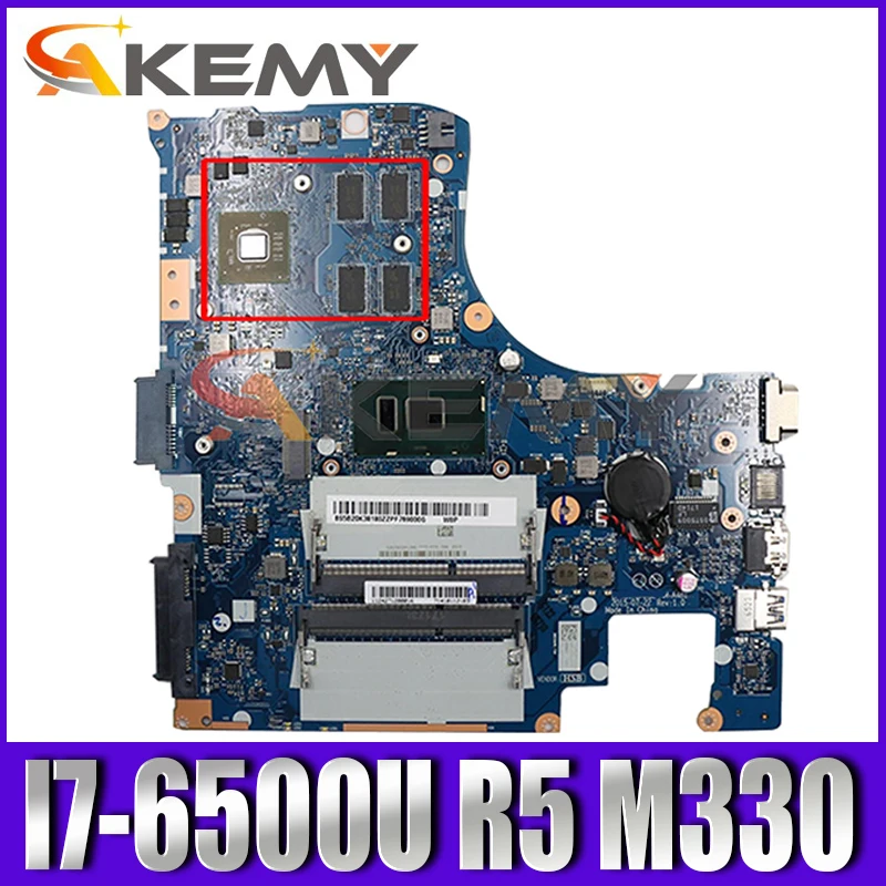 

5B20K38180 For Ideapad 300-15ISK Laptop motherboard BMWQ1/BMWQ2 NM-A481 With I7-6500U CPU R5 M330 2GB GPU 100% Test