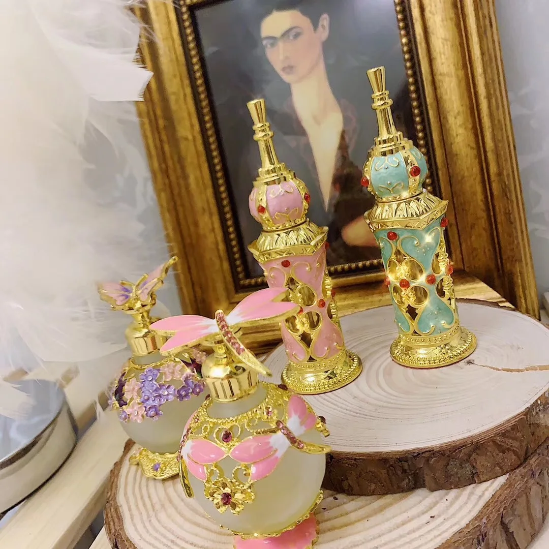 

Arabian rich Middle Eastern style essential oil perfume reverses Paris, true blue, Gold
