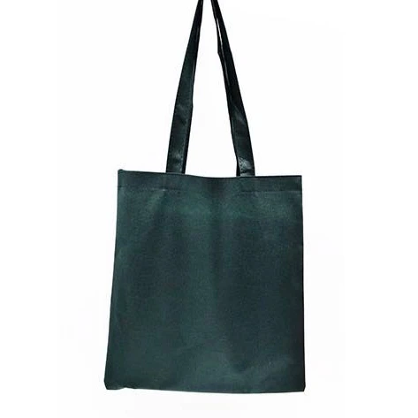

Cheap Dark Green Carrier Eco Reusable Folding Non-woven Bag with custom logo