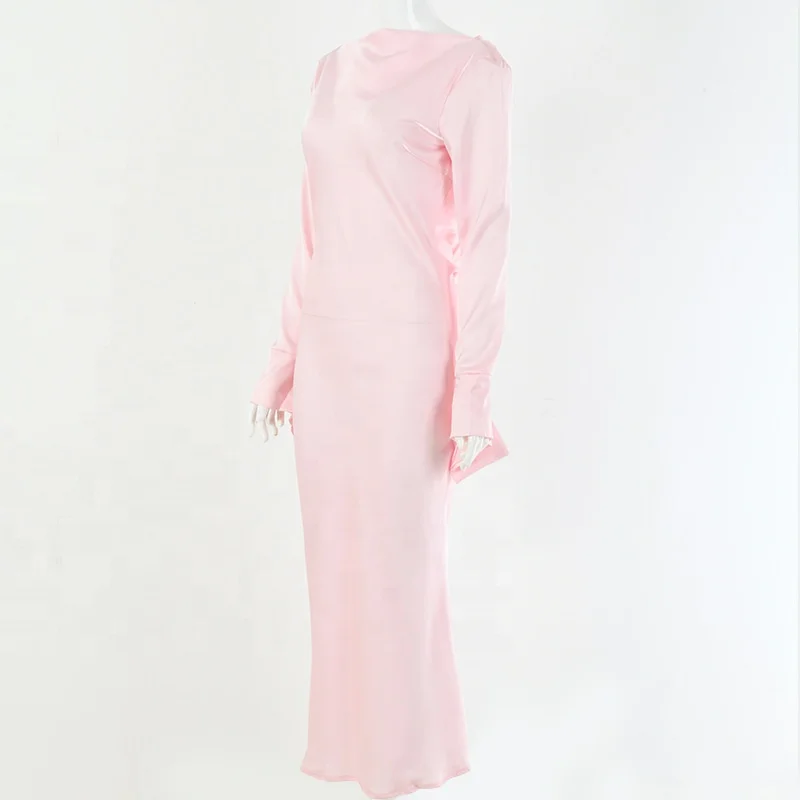 

B23864A Sexy backless long style temperament shawl style fishtail evening dress