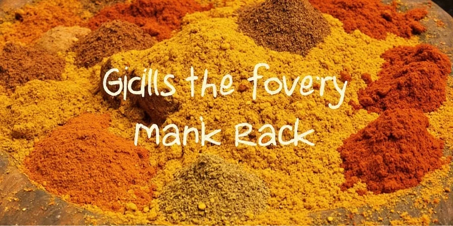 Different curry powders from around the world