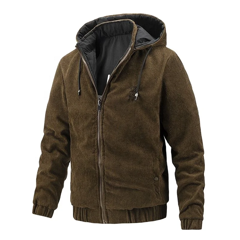 

2021 fall/winter leisure hooded detachable coat Korean men's jackets, 3 colors